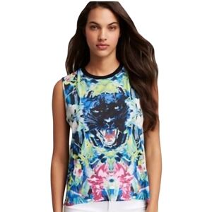 CHASER Rare Vintage Black Panther Tank - As Seen on Melissa & Joey Festival Y2K